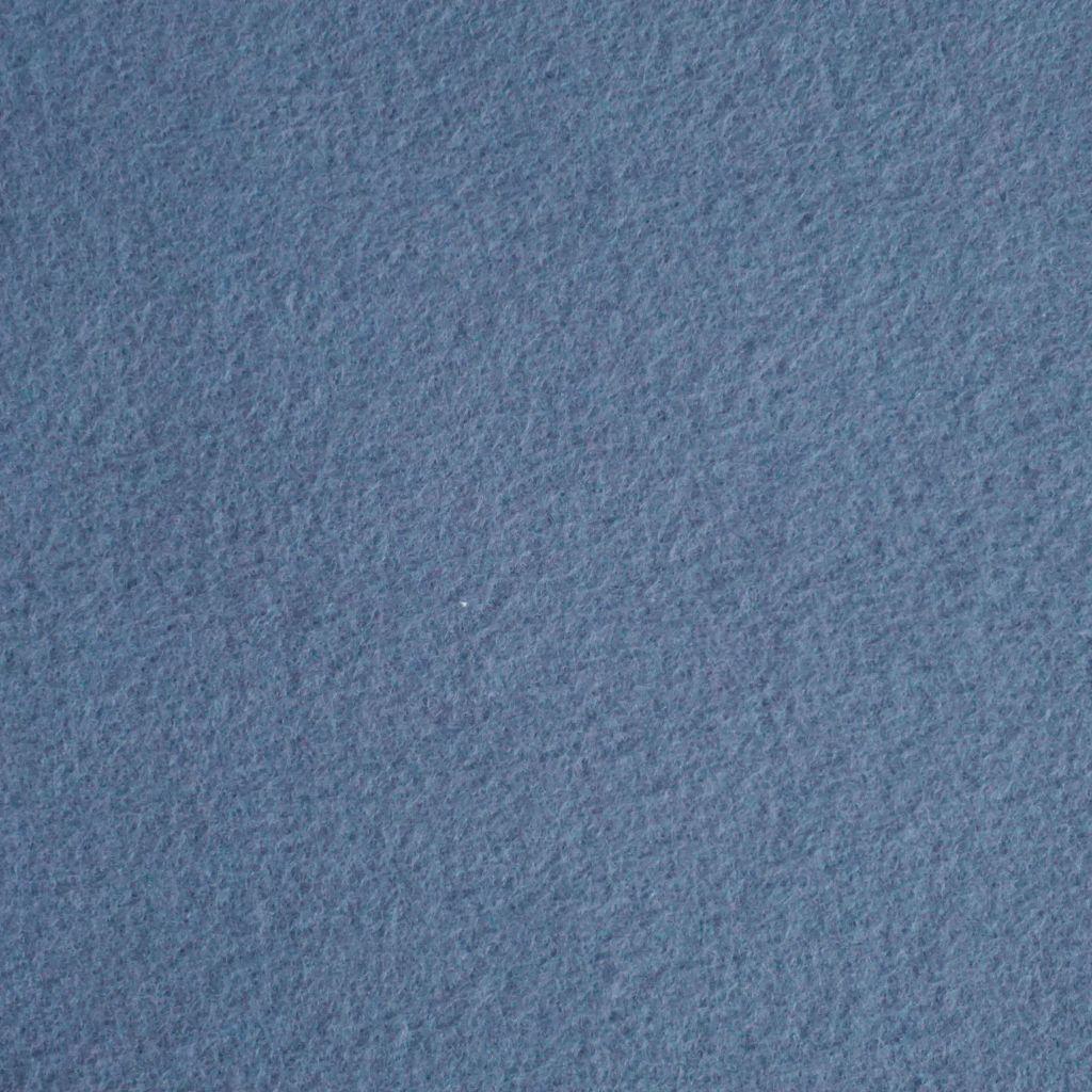 Baumwollfleece graublau - BIO